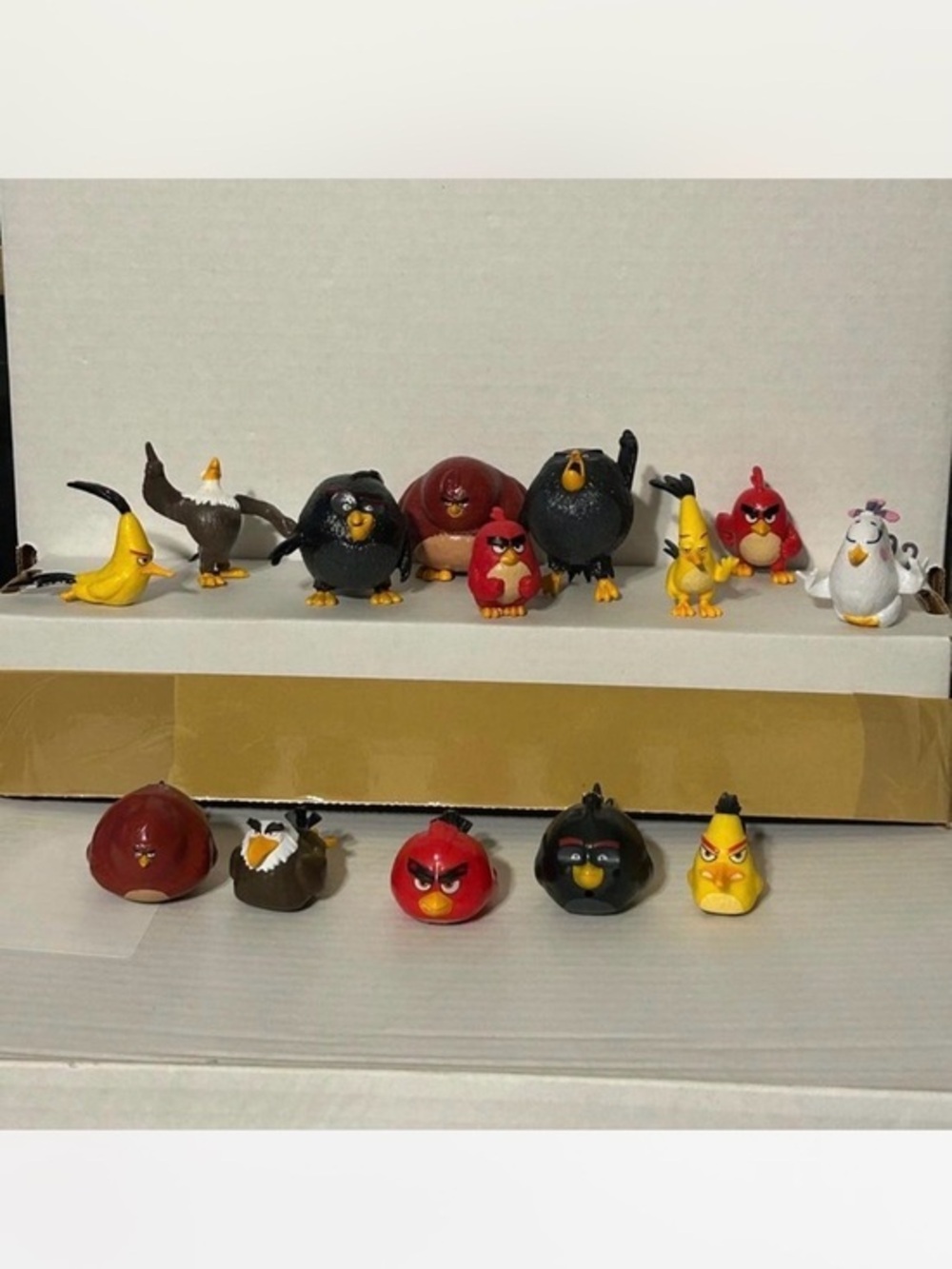 Lot of 14 assorted Angry Birds collectible character figures